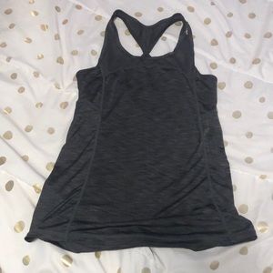 Grey Reebok athletic tank